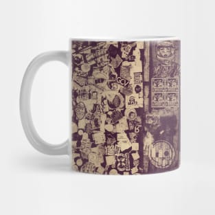 NYC Vintage Stickers Mug